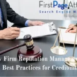 law firm reputation management