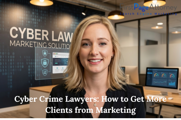 Cyber Crime Lawyers: How to Get More Clients from Marketing